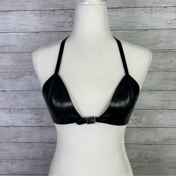 Saint Laurent Latex Triangle Bra - Picture 6 of 11